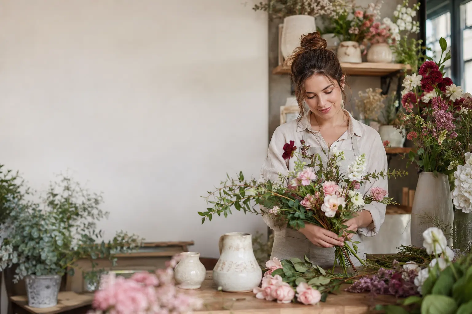 Démonstration PixyLink pour une boutique de fleuriste